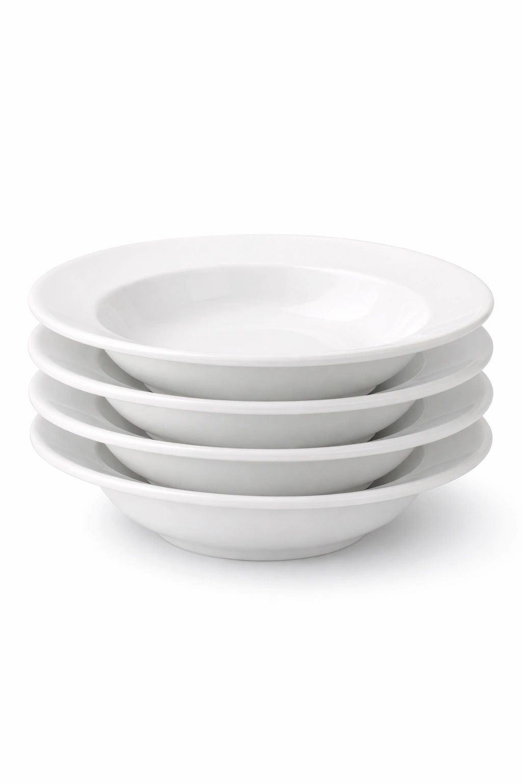 Plato hondo de porcelana